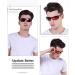Men's Sports Polarized Sunglasses - Red+Black (2 Pack), 100% UV Protection - Ideal for Cycling, Driving, Fishing - Buy Online on GoSupps.com