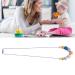Yctze Portable Silicone Baby Teething Necklace - Vibrant Colors, Food Grade & Heat Resistant (Type 2) - Buy Online on GoSupps.com