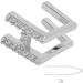 Single Tooth Brace Capital Letter H Hip Hop Teeth Decoration Halloween Tooth Accessories (Silver Color) - Buy Online on GoSupps.com