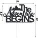 The Adventure Begins Cake Topper Black Glittery Going Away Party Cake Decor Couple Adventures/Adventure Awaits/Bon Voyage/Journey Honeymoon Themed Wedding Engagement Party Cake Supplies Decorations - Buy Online on GoSupps.com