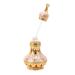 STOBAZA Empty Perfume Bottles Essence Bottle Refillable Crystal Glass Perfume Bottle Retro Style Fancy Perfume Bottle for Perfume Essential Oils Arabian Style Dropper Bottle Essential Oil