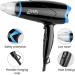 JINRI Lightweight Ceramic Hair Dryer Negative Ion Technology 2 Speed Settings 6ft Cord & Removable Filter Ideal for International Shipping - Buy Online on GoSupps.com