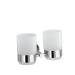 WENKO toothbrush cup holder Duo Bosio stainless steel shiny