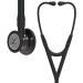 3M Littmann Cardiology IV Diagnostic Stethoscope High Polish Smoke-Finish Chestpiece Black Tube Black Stem and Black Headset 27 inch 6232 Hi Polish Smoke Chestpiece Blck Tube/Stem/Headset Single