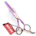 6.0 inch hair scissors set hair cutting scissors & thinning scissors with razor&comb in 1 set (Rainbow) - Buy Online on GoSupps.com