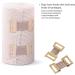 ORIENTOOLS Elastic Bandage Clips 50-Pack - Latex-Free Metal Clasps for Bandages - Replaceable Wrap Fastener Clips - Brown/White Clips - Buy Online on GoSupps.com