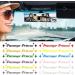 Passenger Princess Sticker Waterproof Vinyl Decal Car Mirror Sticker Window Bumper Rear View Mirror Phone Water Bottle Decor Black Merchandise Decals and Stickers - Buy Online on GoSupps.com