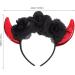 Beaupretty Halloween Horn Headband Horn Flower Headbands Gothic Black Horn Devil Hair Accessories for Halloween Costume - Buy Online on GoSupps.com
