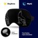 Wolf Howling Sleep Mask - Adjustable Strap Eye Cover for Sleeping, Blocking Light - Men and Women - Buy Online on GoSupps.com