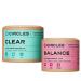 Circles CLEAR + BALANCE Compl ment Femme quilibre Hormonal & Peau Nette | Zinc Gattilier Bardane Magn sium Vitamine B6 | SPM Acn Hormonale | 120 G lules Vegan