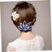Ipetboom 1pc Wedding Hair Comb Wedding Headpiece Colorful Hair Comb Blue Hair Comb Tiara Hair Accessories for Kids Princess Hair Comb Bridal Hair Comb Wedding Insert Comb Rhinestones Miss - Buy Online on GoSupps.com