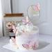 10 Pcs Butterfly Cake Decorations Wedding Birthday Party Decor 3D Butterfly Cake Topper Decorations for Baby Shower Wedding Birthday Party Decor - Buy Online on GoSupps.com