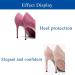 24 Pairs Women's High Heel Replacement Tips & Protectors - Shoe Repair Kit for Grass & Events - Apricot - Buy Online on GoSupps.com