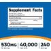 Nutricost Cayenne Pepper 530mg 240 Capsules - 40,000 Heat Units | Gluten Free & Non-GMO - Buy Online on GoSupps.com