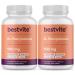 BESTVITE DL-Phenylalanine 500mg (240 Vegetarian Capsules) (2-Pack) - No Stearates - No Fillers - Vegan - Gluten Free - Non GMO 1 Count (Pack of 240)