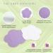 2 Pack Organic Bamboo Cotton Castor Oil Pads - Cyst Compress - Washable Reusable Nursing Pads for Sleeping (Castor Oil Not Included) - Buy Online on GoSupps.com