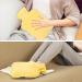 2L Hot Water Bottle with Soft Cover - Rubber 2000ml Bed Warmer & Gift for Pain Relief - Yellow - Buy Online on GoSupps.com