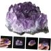 FOMIYES 2pcs Natural Crystal Cluster Decor Natural Gemstone Specimen Desktop Crystal Ornament Crystal Stone Purple Medium - Buy Online on GoSupps.com