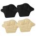 Mobestech 4 Pairs Sneaker Heel Stickers Inserts Grips Liner Big Shoes Cushion Pads Convenient Heel Pads Heel Inserts for Men Foot Accessories High Heel Women's Shoes Double-Sided Tape