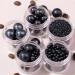 Sprinkles Black Edible Pearl Sugar Candy Cupcake Cake Topper 120g/ 4.2oz Decorative Glitter Sprinkle Mix for Baking Cake and Cookie Decorating - Buy Online on GoSupps.com