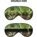 Frog & Rain Print Unisex Sleep Mask | Double-Sided Eye Mask for Sound Sleep & Skin Care - Shop Internationally - Buy Online on GoSupps.com