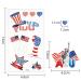 170 Pcs USA Glow in The Dark 4th of July Temporary Tattoos - Patriotic American Flag Stickers for Independence Day Party Decoration - Buy Online on GoSupps.com