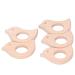5Pcs Wood Teething Rings Pain Relief Teether Natural Wood Bird Shape Teething Toys Wooden Teether Animals for Infant Toddler DIY Pendent Handiwork Accessory