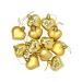 Alipis 2 Boxes Ornament Christmas Tree Decorations Sailor Hat Decorative Pendant Decorate Wreath Love Golden 4.5X4.5cm
