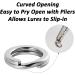 Dr.Fish Stainless Steel Split Ring 200LB-14mm 20 Pack - High Strength Flattened Hyper Wire Heavy Duty Lure Ring for Saltwater Fishing - Buy Online on GoSupps.com
