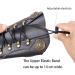 SOPOGER Archery Arm Guard - Traditional Leather Forearm Sleeve for Bow Shooting, Adult Youth Men Women, Black - Buy Online on GoSupps.com