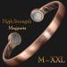 Holistic Magnets Solid Copper Magnetic Bracelet Men Women Copper Bangle High Power Neodymium Magnets Unisex Adjustable HPC - M: Wrist 16–19.5cm/6.3–7.7” - Buy Online on GoSupps.com