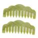 Beavorty Jade Scalp Massage Comb Set - 4 Pieces Hair Care Tools for Women | Handheld Face Washing & Relaxing Massage Device - Buy Online on GoSupps.com