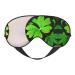 SSIMOO St Patricks Day Leaves Sleep Mask-Adjustable Breathable Fashionable Eye Mask for A Comfortable Sleep Experience Black