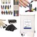 Empire Collection Nail Art Pens Kit Including 6 Varnish Pen 360 Cotton Wipes 200 Polish Remover Wraps Decorate Design Nails (Classic) - Buy Online on GoSupps.com