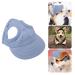 Baseball cap for pets dogs hat dog sport hat dog sun hat adjustable strip summer travel hat with ear holes (m-blue) m blue
