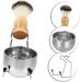 Men's Travel Brush Border Set - Barber Skin Care Kit with Shaving Brushes Bowl & Accessories | International Shipping - Buy Online on GoSupps.com