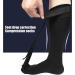 Plantar Fasciitis Sock & Night Splint - Achilles Tendonitis Relief Compression Sleeve for Heel Pain & Arch Support - Large Black Pair - Buy Online on GoSupps.com