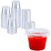Mr. Miracle 1-Ounce Jello Shot Souffle Cups and Lids - 125 Sets Translucent Pack for Parties - Buy Online on GoSupps.com