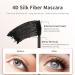 4D Silk Fiber Eyelash Mascara with 2 Brushes 2 in 1 Mascara Smudge-proof No Clumping No Flaking Thick and Black Waterproof Extra Long Lashes Voluminous Eyelashes (Pack of 1) - Buy Online on GoSupps.com