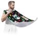 Beard Bib Apron Beard Bib Hair Catcher for Men Shaving and Trimming Non-Stick Waterproof Beard Cape Grooming Cloth Colorful Cat Pattern