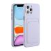 Tivenfezk Nadoli Silicone Case for iPhone 15 Pro Max Ultra thin shockproof scratch -resistant wallet soft TPU protective cover mobile phone case with credit card holder iphone 15 pro max purple