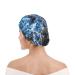 Stylish Sea Stones Printed Waterproof Shower Cap Fits All Head Sizes and Hair Textures for Women - Buy Online on GoSupps.com