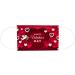 ZQP 10PCS Cute Heart Print Disposable_Face_Masks for Adults Couple with Breathable 3 Layer Face Protection with Adjustable Ear Loops & Nose Wire for Valentine's Day - Buy Online on GoSupps.com