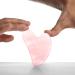 Rose Quartz Gua Sha Tool for Facial Microcirculation - Authentic Pink Stone for Preventing Wrinkles and Boosting Complexion Radiance - Buy Online on GoSupps.com