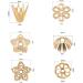 BENECREAT 60PCS Mixed Size 18K Gold Plated Flower Bead Caps - Tibetan Style End Caps for Jewelry Making - Buy Online on GoSupps.com
