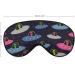 LynaRei Cartoon Cosmos Alien Spaceships Sleep Mask - Adjustable Soft Eye Mask for Travel and Nap - Men and Women - Style-1 - Buy Online on GoSupps.com