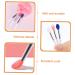24pcs Translucent Lip Balm & Makeup Brush Set - Silicone Lip Applicator Wands for Lip Gloss Tint & Mask - Portable Beauty Tools for Flawless Lips - Buy Online on GoSupps.com