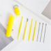 Ear Wax Removal Kit 7 Pcs Ear Pick Earwax Removal Tool Ear Cleansing Tool Set Stainless Steel Ear Wax Remover with Storage Box Reusable Ear Curette Wax Removal Set for Children & Adults Yellow - Buy Online on GoSupps.com