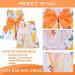 X-Small Princess Flowers Tutu Dog Dress for Small Dogs - Blue+Yellow - Buy Online on GoSupps.com