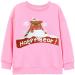 LXKA Kids Girls Christmas Jumper Sweatshirt Xmas Jumpers Toddler Santa Claus Reindeer Tops Baby T-Shirts Long Sleeve Cotton Crew Neck Casual Winter Clothes Age 1-7 Years Xmas Bear 6-7 Years